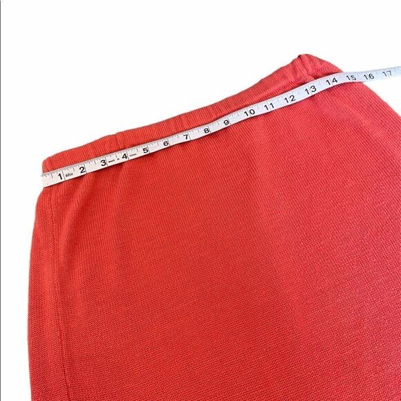 JACLYN SMITH Coral Knit Elastic Waist Skirt L - Picture 7 of 9